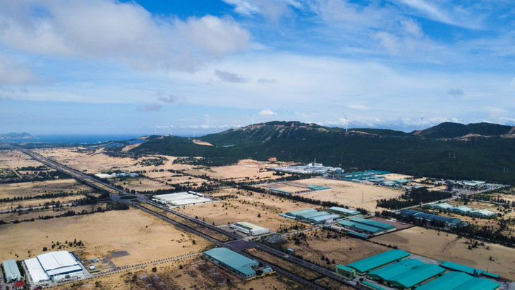 Một góc Khu kinh tế Nhơn Hội, tỉnh Bình Định