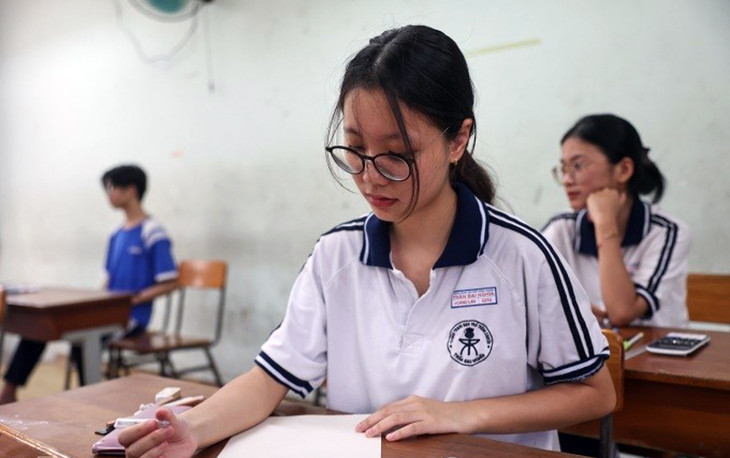 Thí sinh dự thi tốt nghiệp THPT 2023 tại TP.HCM