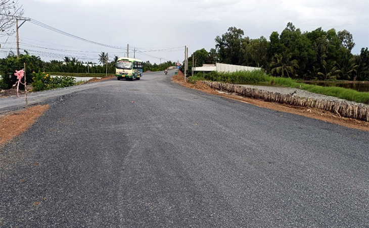 Đường ĐT978 hoàn thành, đưa vào sử dụng Đường ĐT978 hoàn thành, đưa vào sử dụng