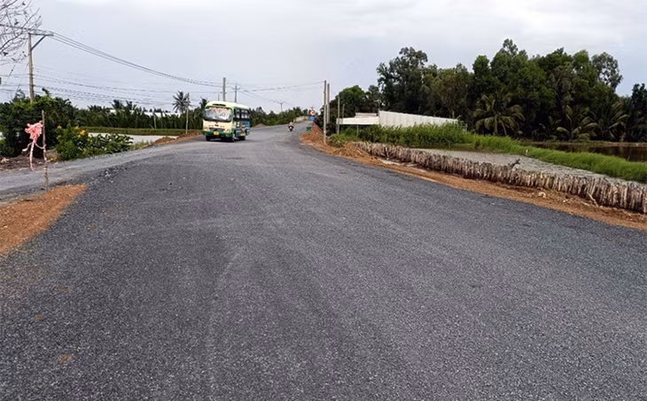 Đường ĐT978 hoàn thành, đưa vào sử dụng
