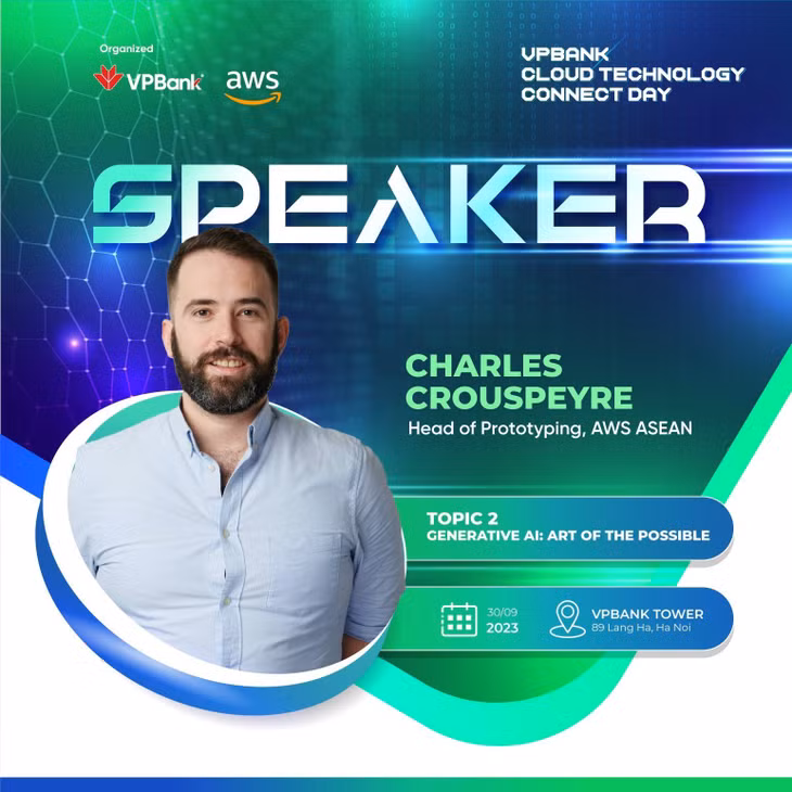 Ông Charles Crouspeyre, Giám đốc bộ phận Phát triển sản phẩm mẫu AWS khu vực ASEAN