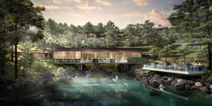 Phối cảnh dự án InterContinental Thanh Xuan Valley Resort (Ảnh: Thung lũng Thanh Xuân). Phối cảnh dự án InterContinental Thanh Xuan Valley Resort (Ảnh: Thung lũng Thanh Xuân).