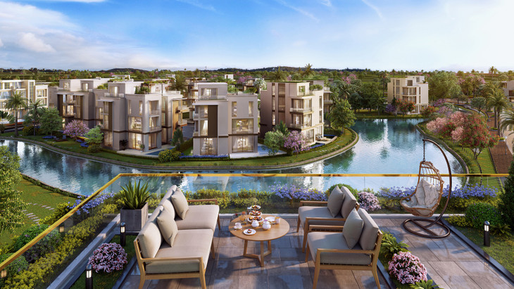 Các chủ nhân tương lai của phân khu Pearl Island tham dự sự kiện ấn tượng với thiết kế biệt thự sang trọng và cảnh quan tràn ngập màu xanh và mặt nước hiếm có