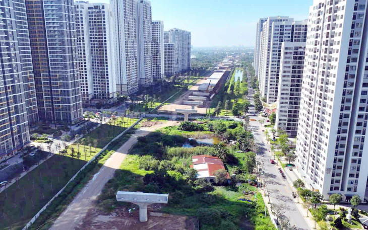 Do vướng 4 căn nhà, dự án Vành đai 3 qua Thủ Đức chưa thể thi công 3 trụ cầu cạn