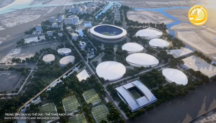 Phối cảnh Trung tâm dịch vụ thể dục, thể thao Rạch Chiếc