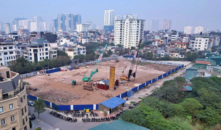 Khu đất triển khai dự án nhà ở xã hội có giá tạm tính 25 triệu đồng một m2 tại xã Tân Triều, huyện Thanh Trì, Hà Nội