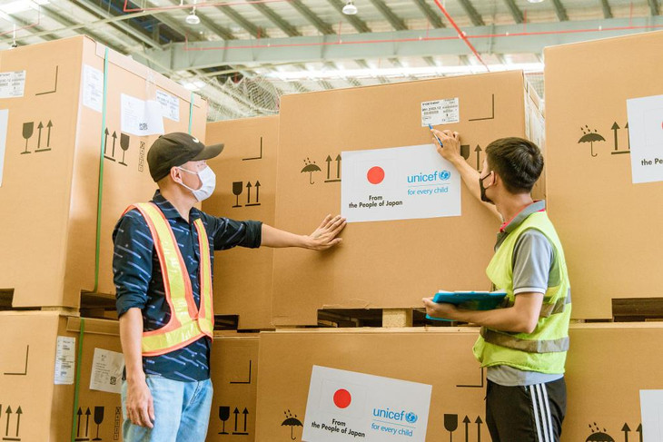 Lô tủ lạnh do Chính phủ Nhật Bản tài trợ cho Việt Nam về đến cảng Hải Phòng Lô tủ lạnh do Chính phủ Nhật Bản tài trợ cho Việt Nam về đến cảng Hải Phòng