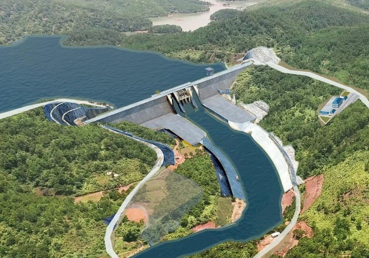 Phối cảnh hồ chứa nước Ka Pét