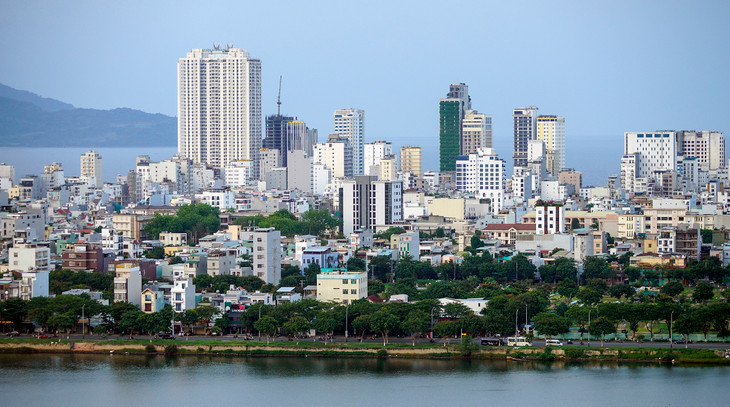 Một góc quận Sơn Trà, Đà Nẵng, khu vực nằm giữa sông Hàn và biển Đông