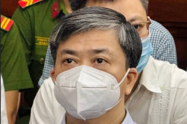 Bị cáo Lê Đức Thọ tại phiên tòa sơ thẩm.