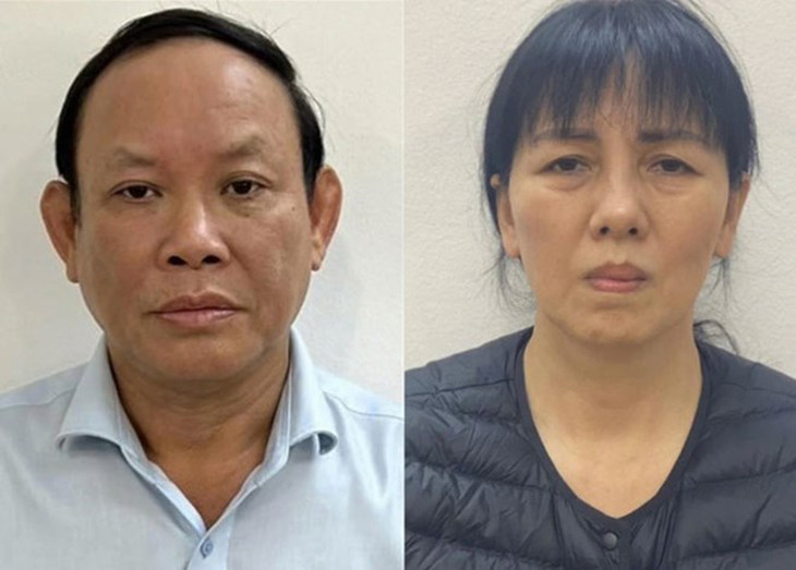 Ông Nguyễn Đức Thái và Nguyễn Thị Thanh Thủy - cựu Trưởng Ban Kế hoạch Marketing Nhà xuất bản Giáo dục