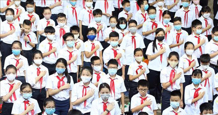 Học sinh tựu trường năm học 2021-2022 từ 1/9