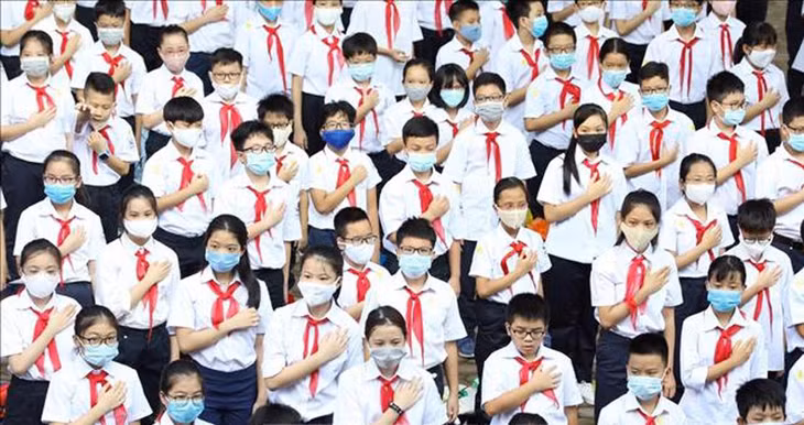 Học sinh tựu trường năm học 2021-2022 từ 1/9