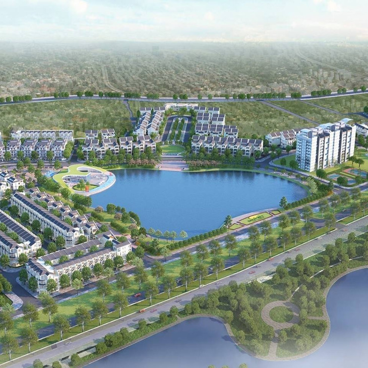 Phối cảnh dự án khu nhà ở DABACO Lạc Vệ