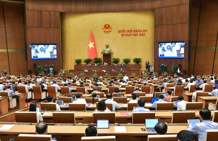 Quốc hội thảo luận ở hội trường về việc phê chuẩn văn kiện gia nhập Hiệp định CPTPP của Liên hiệp Vương quốc Anh và Bắc Ireland