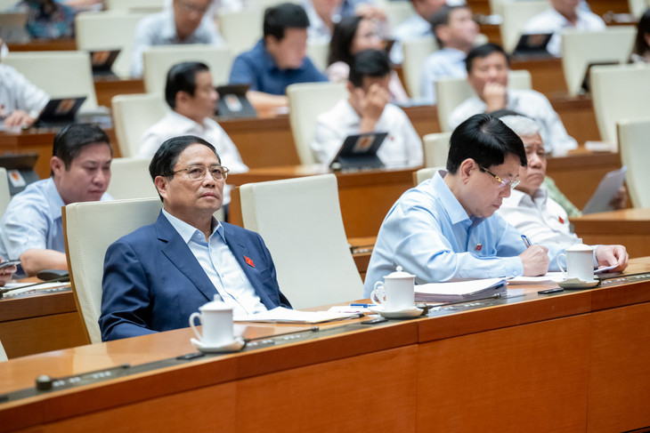 Thủ tướng Chính phủ Phạm Minh Chính tại phiên họp