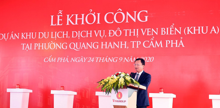 Ông Cao Tường Huy - Ủy viên Ban Thường vụ Tỉnh ủy, Phó Chủ tịch UBND tỉnh Quảng Ninh phát biểu chỉ đạo