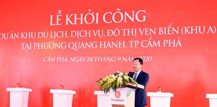 Ông Cao Tường Huy - Ủy viên Ban Thường vụ Tỉnh ủy, Phó Chủ tịch UBND tỉnh Quảng Ninh phát biểu chỉ đạo
