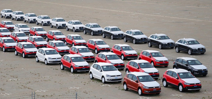 Hiện tại, xe lắp ráp trong nước đang "áp đảo" dòng xe nhập khẩu do được giảm 50% phí trước bạ Hiện tại, xe lắp ráp trong nước đang "áp đảo" dòng xe nhập khẩu do được giảm 50% phí trước bạ