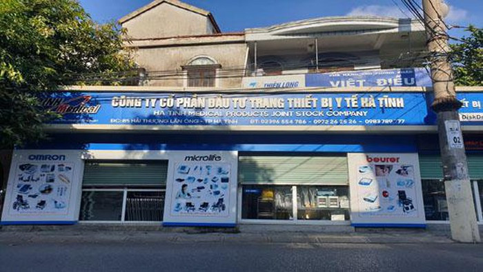 Trụ sở Công ty CP Đầu tư trang thiết bị y tế Hà Tĩnh