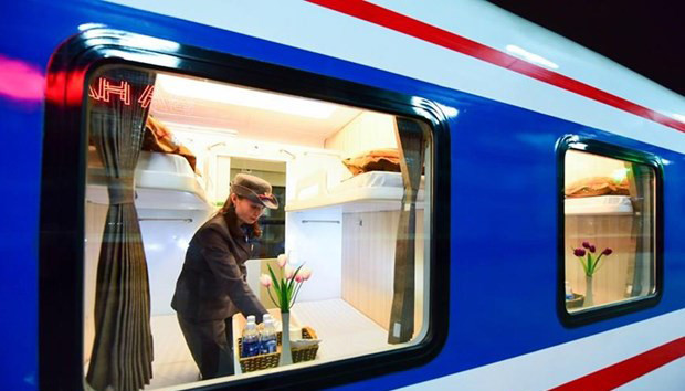 Một toa tàu chất lượng cao của Tổng công ty Đường sắt Việt Nam Một toa tàu chất lượng cao của Tổng công ty Đường sắt Việt Nam