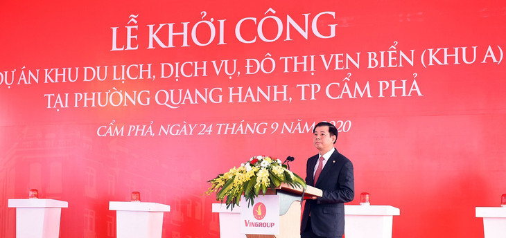 Ông Nguyễn Việt Quang - Phó Chủ tịch kiêm Tổng giám đốc Tập đoàn Vingroup khẳng định Quảng Ninh là một trong những địa bàn đầu tư trọng điểm của Tập đoàn Vingroup