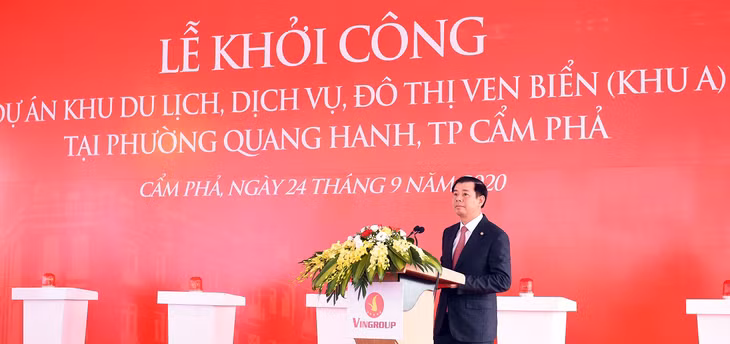 Ông Nguyễn Việt Quang - Phó Chủ tịch kiêm Tổng giám đốc Tập đoàn Vingroup khẳng định Quảng Ninh là một trong những địa bàn đầu tư trọng điểm của Tập đoàn Vingroup