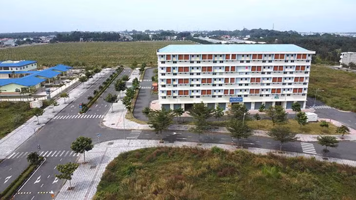 Nhà ở công nhân tại Khu công nghiệp Bàu Xéo, huyện Trảng Bom