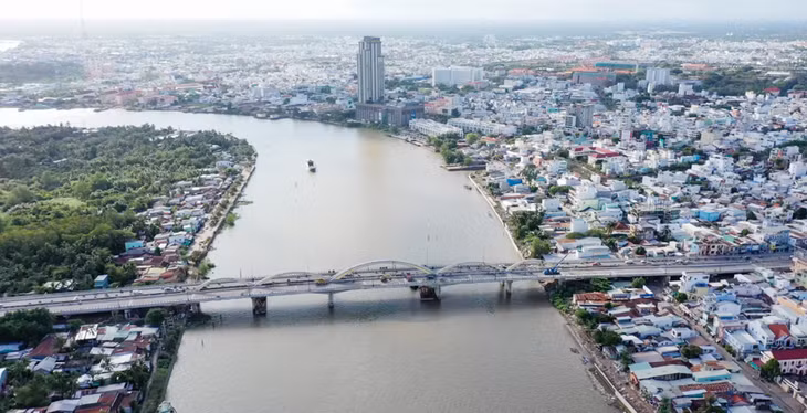 Một khu vực ở trung tâm TP. Cần Thơ Một khu vực ở trung tâm TP. Cần Thơ