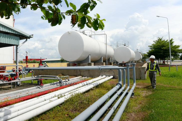 Kho dự trữ xăng dầu của một doanh nghiệp đầu mối lớn phía Nam