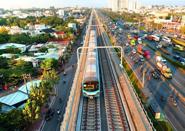 Dự án Metro Bến Thành - Suối Tiên có chiều dài tuyến gần 20 km từ Bến Thành, Quận 1 đến Depot Long Bình, TP. Thủ Đức, TP.HCM