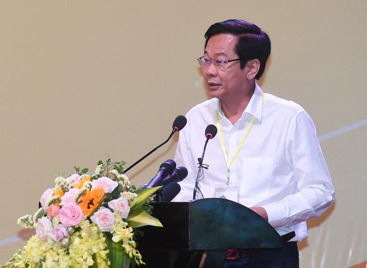 Bí thư Tỉnh ủy Kiên Giang Đỗ Thanh Bình phát biểu tại Hội nghị. Ảnh: Ảnh: VGP