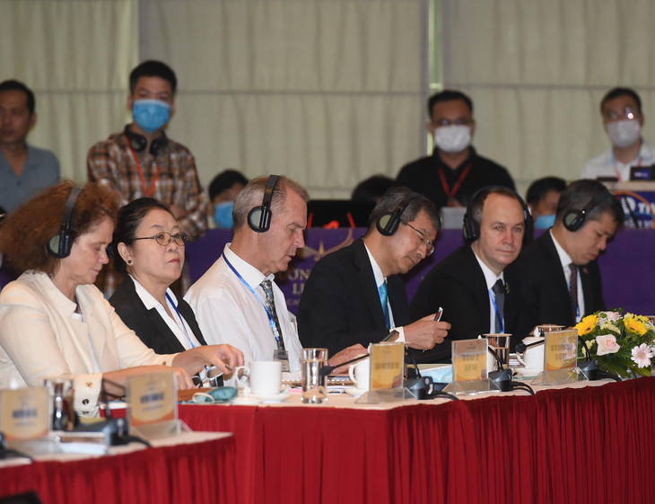 Đại biểu quốc tế dự Hội nghị. Ảnh: VGP