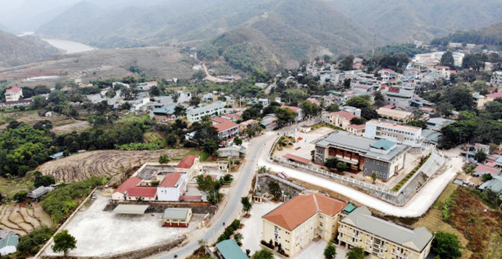 Thị trấn Mường Lát, nơi xuất hiện ổ dịch bạch hầu vào đầu tháng 8 Thị trấn Mường Lát, nơi xuất hiện ổ dịch bạch hầu vào đầu tháng 8