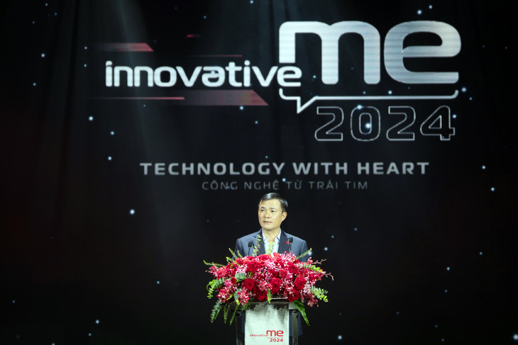 Chủ tịch kiêm Tổng Giám đốc Tập đoàn Công nghiệp – Viễn thông Quân đội Thiếu tướng Tào Đức Thắng phát biểu tại sự kiện