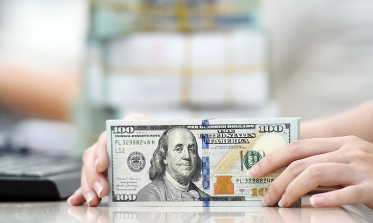 Giao dịch ngoại tệ tại quầy một ngân hàng thương mại ở TP.HCM Giao dịch ngoại tệ tại quầy một ngân hàng thương mại ở TP.HCM