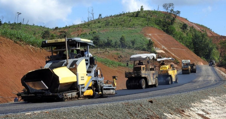 Thi công Dự án Cải tạo, nâng cấp các đoạn xung yếu trên Quốc lộ 24 đoạn qua huyện Kon Plông, tỉnh Kon Tum.