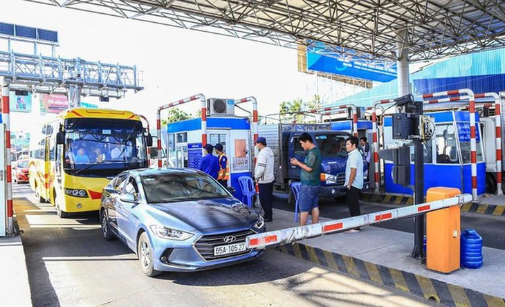 Trạm thu phí T2 thuộc Dự án BOT cải tạo, nâng cấp quốc lộ 91 (Ảnh: PT).