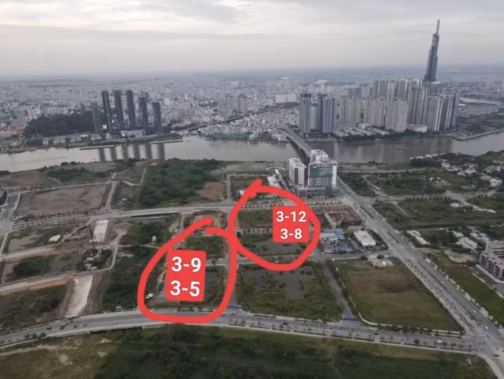 4 lô đất khu đô thị Thủ Thiêm mang ra đấu giá, 2 doanh nghiệp trúng bỏ cọc, còn lại 2 doanh nghiệp vẫn còn chưa nộp