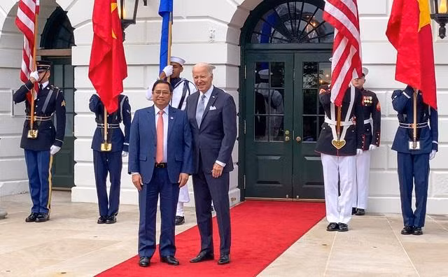 Tổng thống Joe Biden chia sẻ cá nhân ông luôn dành nhiều tình cảm cho đất nước và người dân Việt Nam - Ảnh: VGP Tổng thống Joe Biden chia sẻ cá nhân ông luôn dành nhiều tình cảm cho đất nước và người dân Việt Nam - Ảnh: VGP