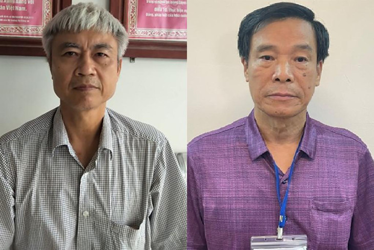 Bị can Cấn Hồng Lai (trái) và Phạm Dũng. Ảnh: Bộ Công an. Bị can Cấn Hồng Lai (trái) và Phạm Dũng. Ảnh: Bộ Công an.