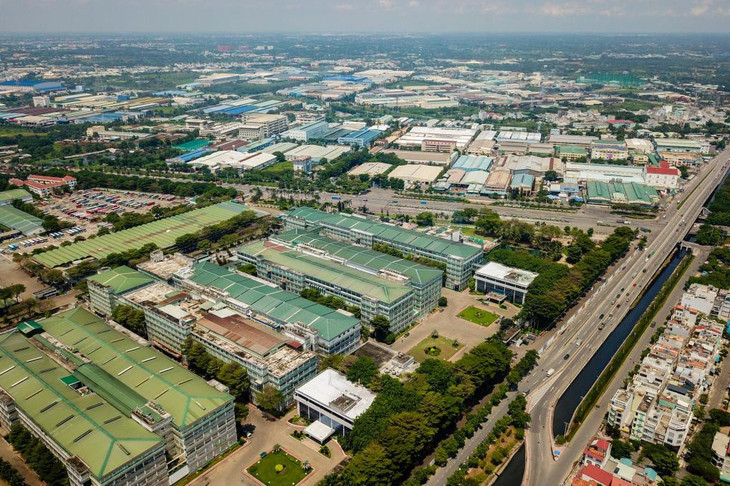 Một góc Khu công nghiệp Tân Tạo