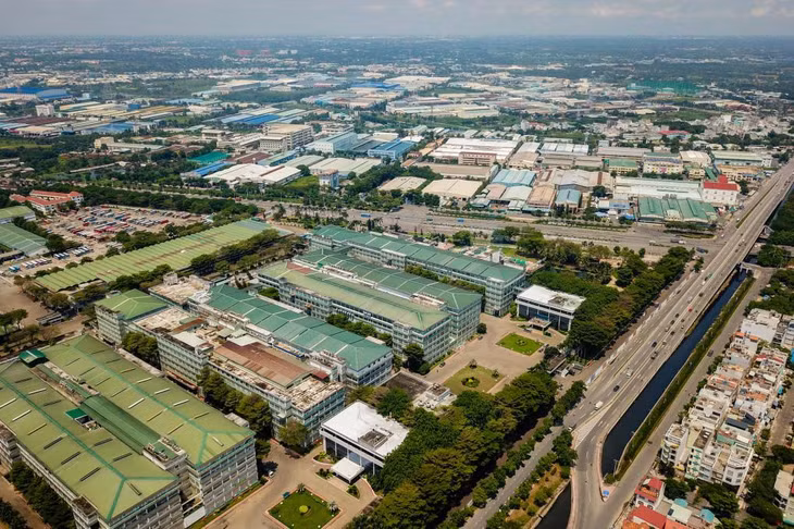 Một góc Khu công nghiệp Tân Tạo