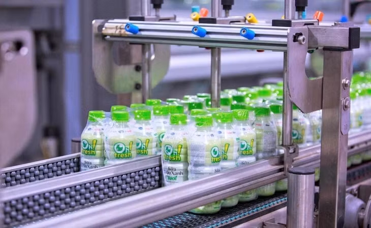 Sữa đậu xanh tươi - sản phẩm của liên doanh Vinamilk và Kido