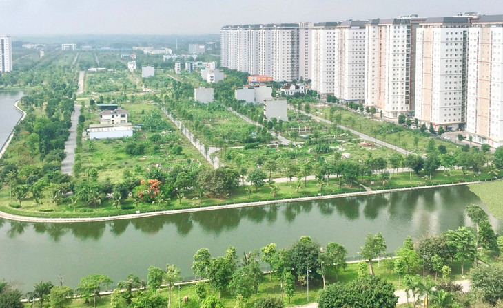 Một góc khu đô thị Thanh Hà