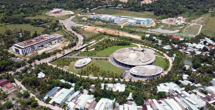 Khu đô thị khoa học và giáo dục Quy Hòa - nơi các nhà khoa học nổi tiếng và đoạt giải Nobel ghé thăm khi tới TP. Quy Nhơn