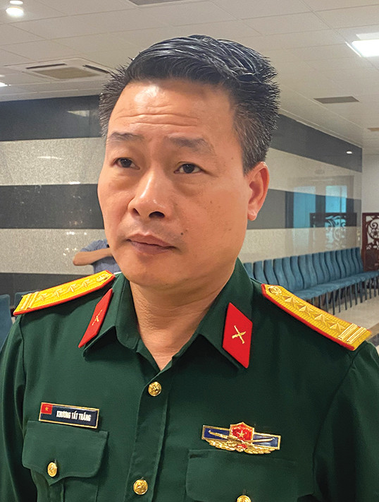 Ông Khương Tất Thắng, Phó Tổng giám đốc Tổng công ty Xây dựng Trường Sơn