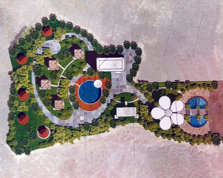 Mặt bằng quy hoạch chung Dự án Khu du lịch nghỉ dưỡng cao cấp Thiên Khánh