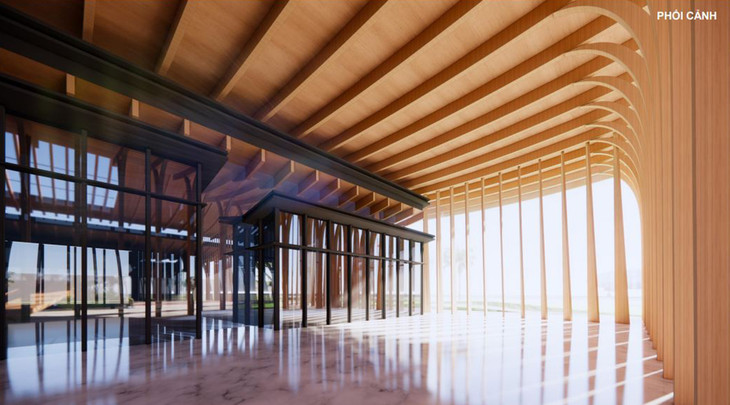 Minh họa phối cảnh Nhà ga sân bay Gia Bình