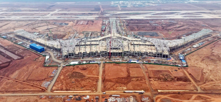 Hạng mục nhà ga Cảng hàng không quốc tế Long Thành đã lộ diện